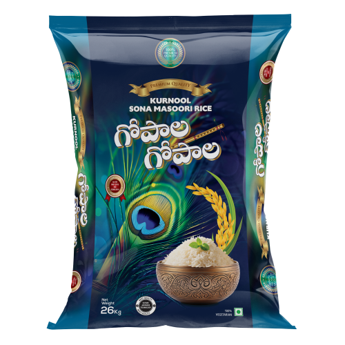 Gopala Gopala Kurnool Sona Masoori Rice 26Kgs
