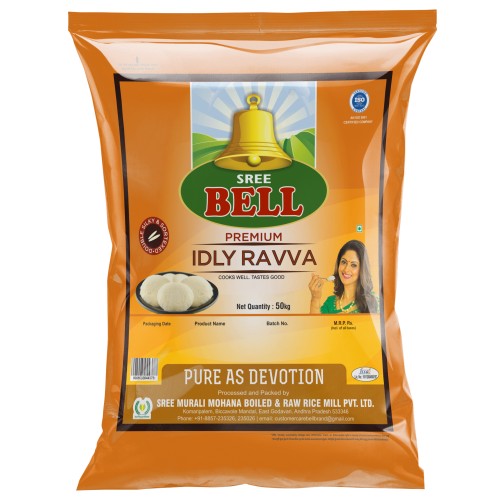 Sree bell Orange Premium Idly Ravva 50Kgs