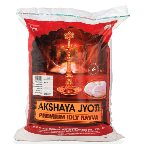Akshayajyothi Brown Idly Ravva 50 Kgs